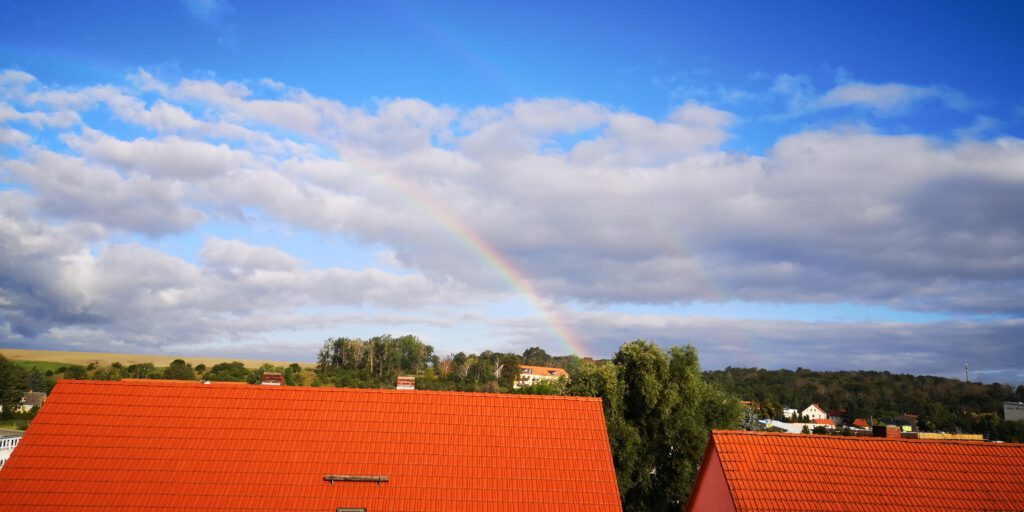 Blick aus dem Fenster